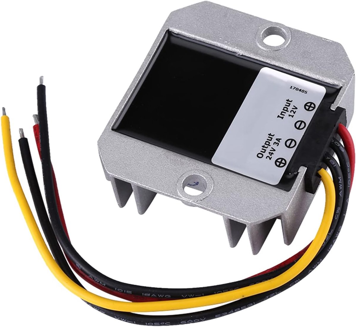 SnelShoppen - DC-DC Boost Converter Power Module 12V naar 24V, 3A 72W Spanningsverhoger met Oververhitting- en Overstroombeveiliging
