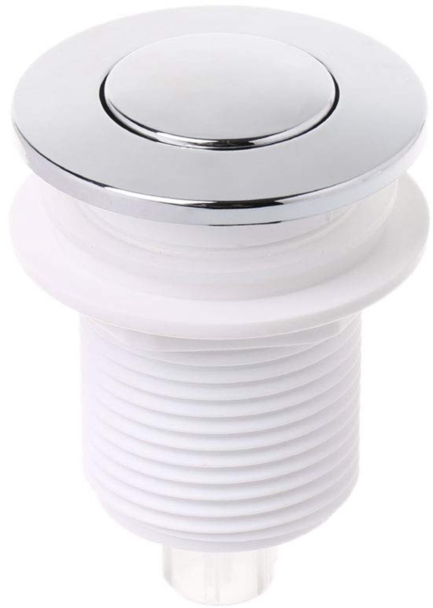 SnelShoppen - JOYKK Push Air Switch Knop voor Badkuip Spa Afval Afvoer Schakelaar, Duurzaam ABS, RVS Veer, Silica Gel, Compact en Lichtgewicht, Ideaal