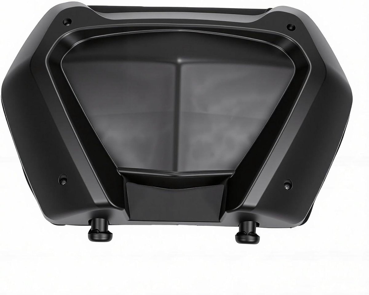 Motorfiets Rugleuning - Passagierssteun Achterbank - Comfortabel Rijden - Schokabsorberend Kussen - 37 x 27 x 13 cm - Zwart