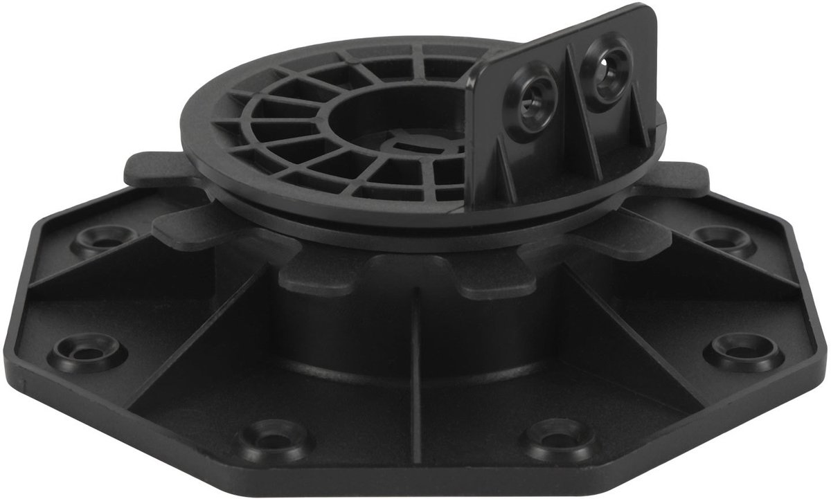 Verstelbare terrasdragers 40-70 mm - 10 stuks - Flexibele kop met hellingscorrectie 0-5% - Voor houten vlonders, WPC en terrastegels - Vlonderdrager in hoogte verstelbaar