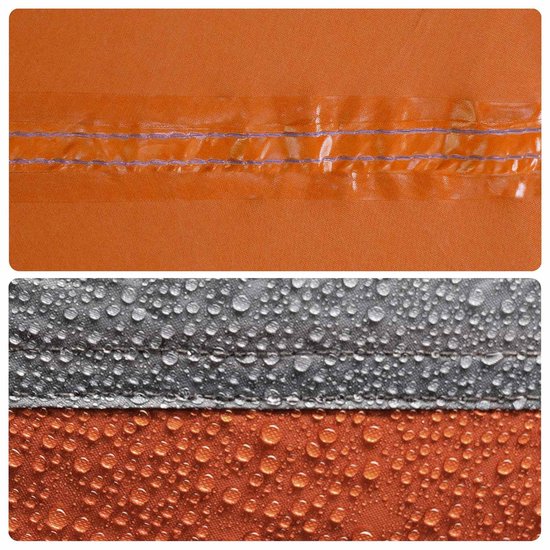 vidaXL - Hiking - Tent - Waterdicht - 2-persoons - Grijs - en - Oranje van Vidaxl — afbeelding 4