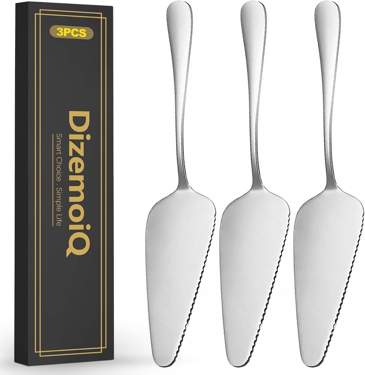 Taartschep Set - Roestvrijstaal - 3 Stuks - Multifunctioneel voor Desserts en Bakwaren