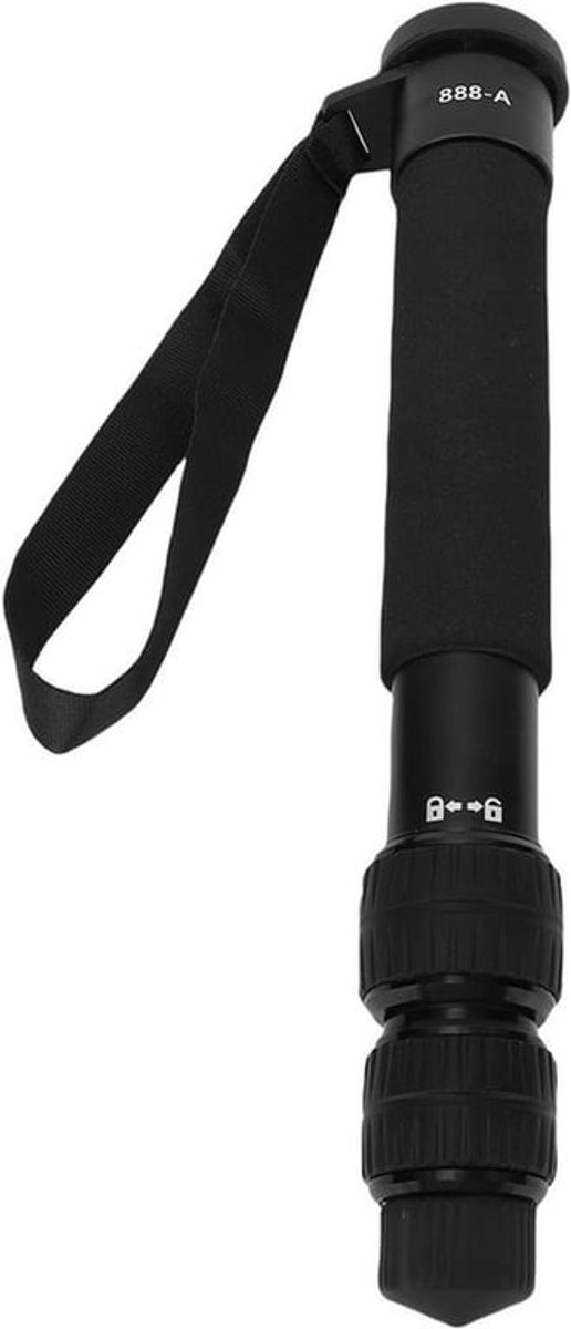 Professionele Aluminium Monopod voor Camera's tot 5kg - 155cm Hoogte, 7 Secties, Ideaal voor Reisfotografie