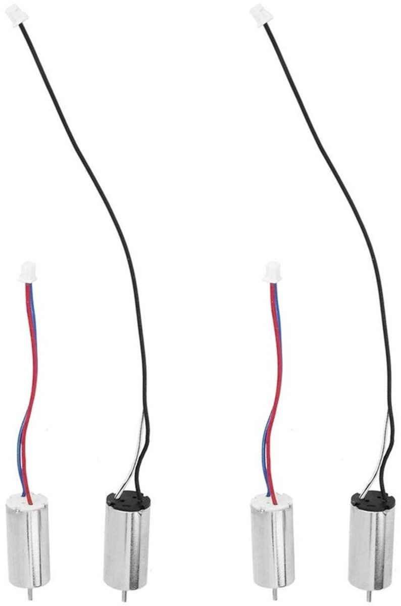 Krachtige 4Pcs DC 3.7V 44000RPM Borstelloze Micro Motoren met Draad voor Robotica en Drones