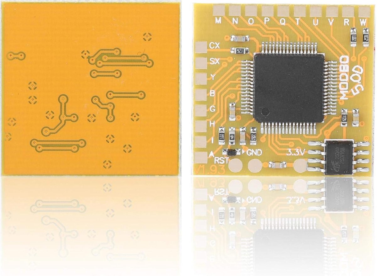 SnelShoppen - MODBO5.0 V1.93 Chip voor Microcircuit Mod Direct-Lezen Chip voor USB Hard Drive/Geheugenstick - Oranje, Hoge Kwaliteit, Duurzaam, Geschi