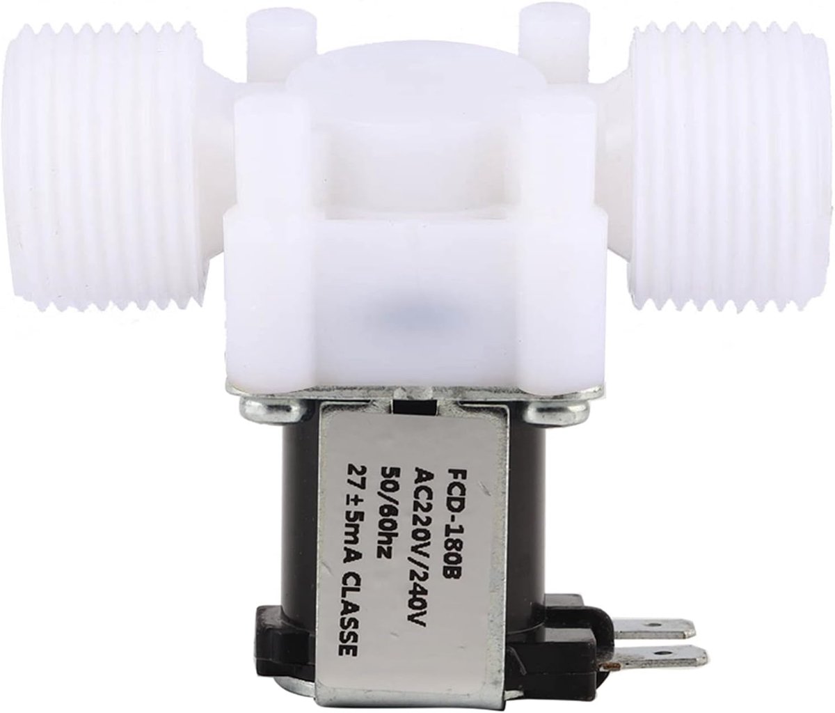 Elektrische solenoidklep G3/4 NC - Kunststof - Normaal gesloten - Ideaal voor waterinlaat - ShopVlot