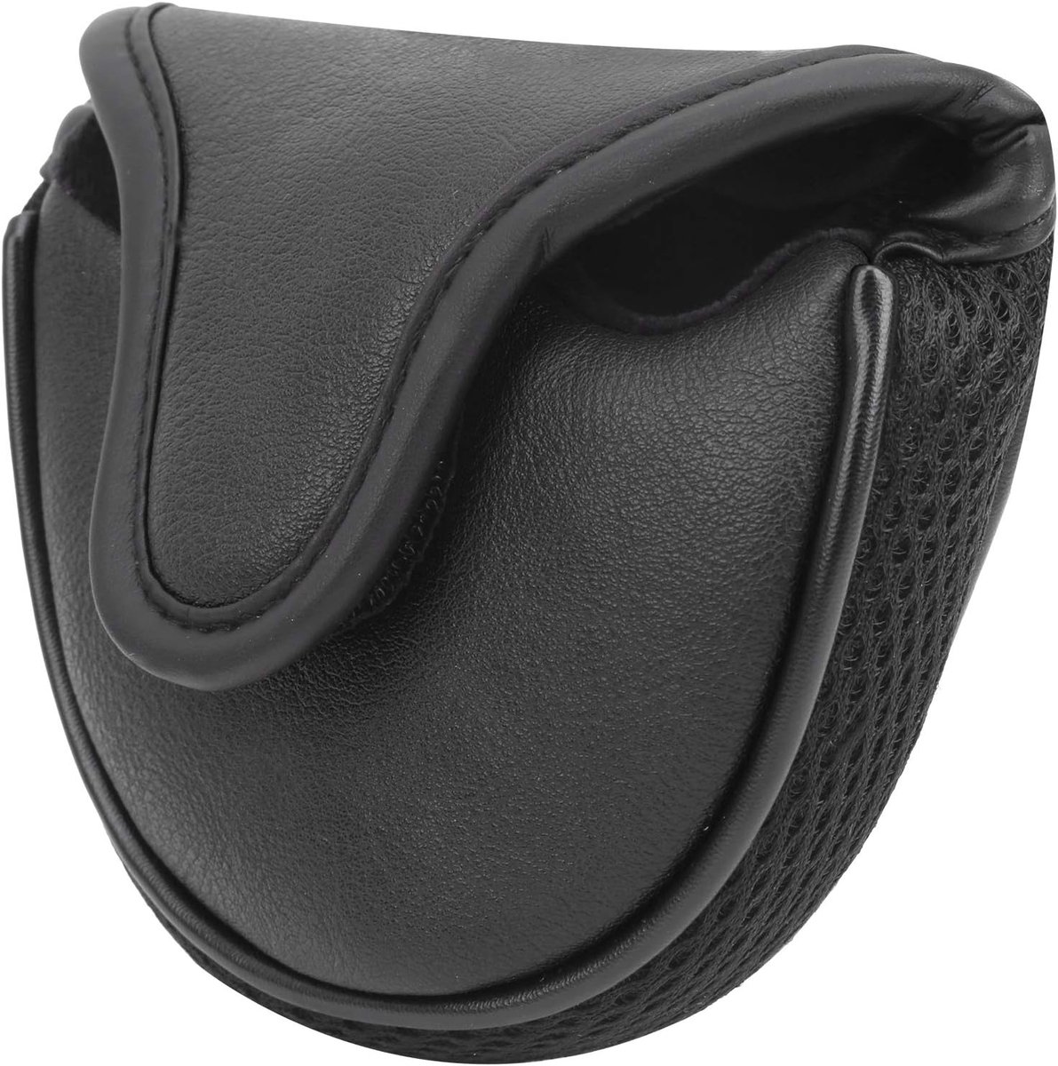 SnelShoppen - Golf Putter Hoofdkap Waterproof PU Leder Golf Putter Beschermhoes met Nylon Gaas Halve Cirkel Putter Bescherming