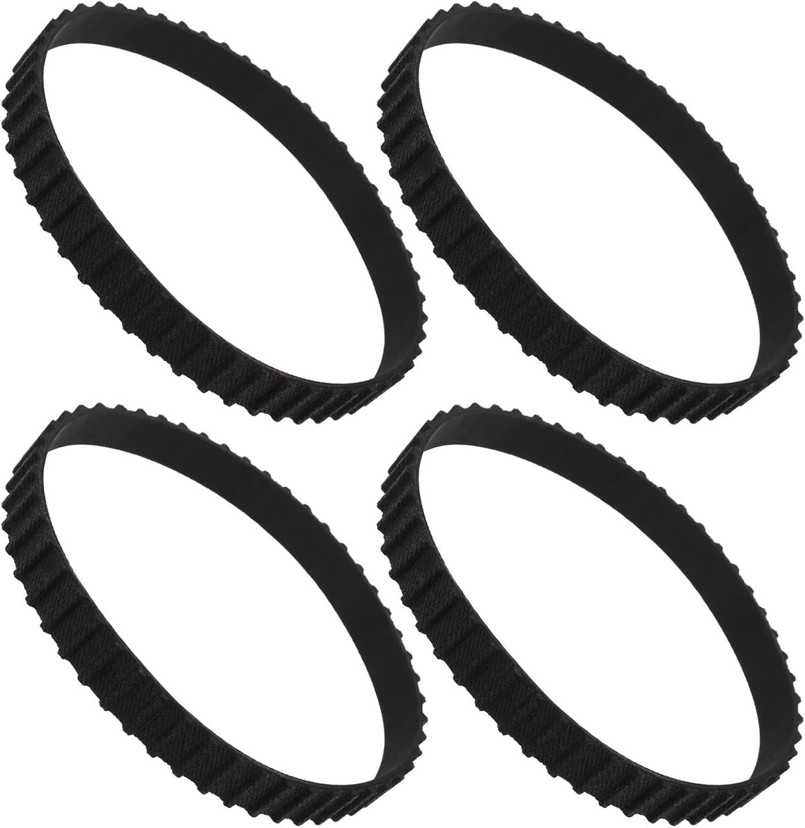 SnelShoppen - 4 Stuks Puntenslijper Aandrijfriem OR90109 152.211700 Compatibel met Slijpers 254 mm x 9,5 mm, Synchrone Riempjes voor Tuin en Klussen