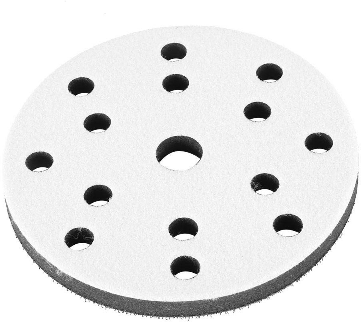 SnelShoppen - 150mm Schuim Pad Beschermer + Schuur Schuim Pad, Diameter Schuim Buffer Spons Kussen Pad voor Schuur Pads 150mm (15 Gaten)