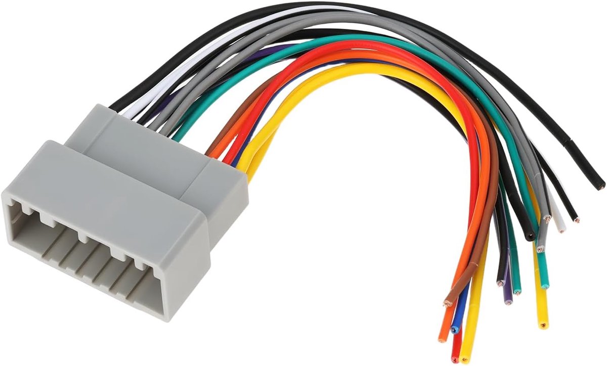 SnelShoppen - Car Audio Draadinstallatie Connector Plug voor Dodge Ram 2002-2008 - Betrouwbare Verbinding met Hoogwaardige Materialen - Eenvoudige Ins