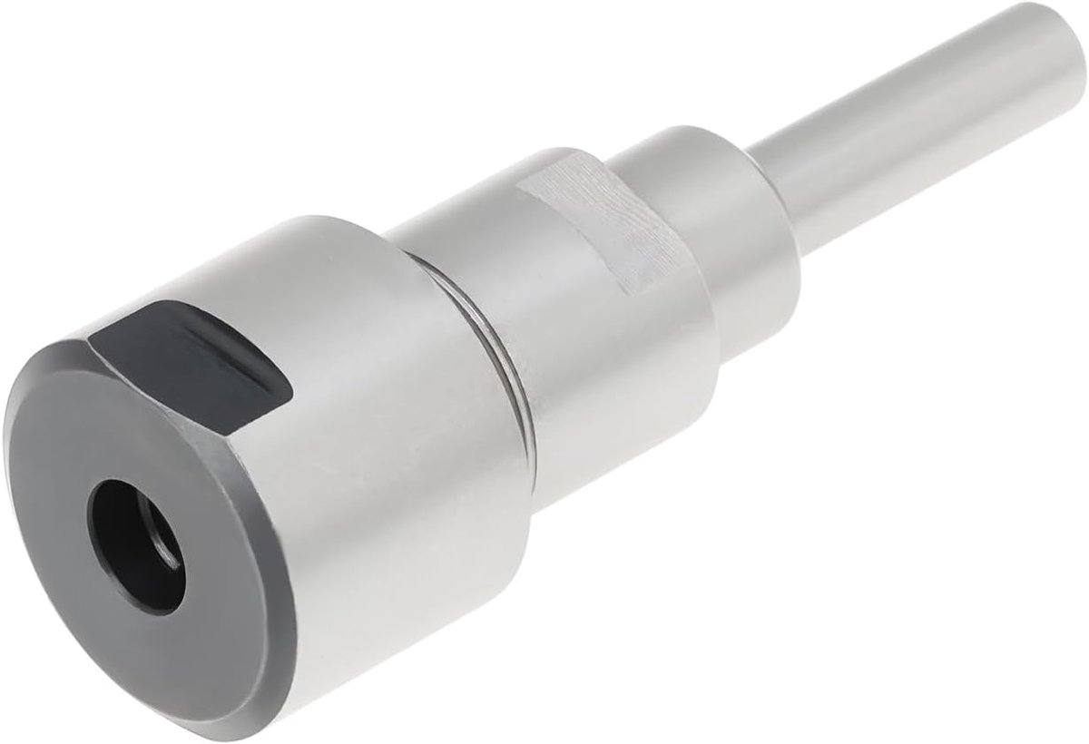 SnelShoppen - 8mm tot 8mm End Mill Chuck Extension Rod Adapter voor CNC Graveermachines - Koolstofstaal, 81mm Lengte, Verlenging Werkafstand