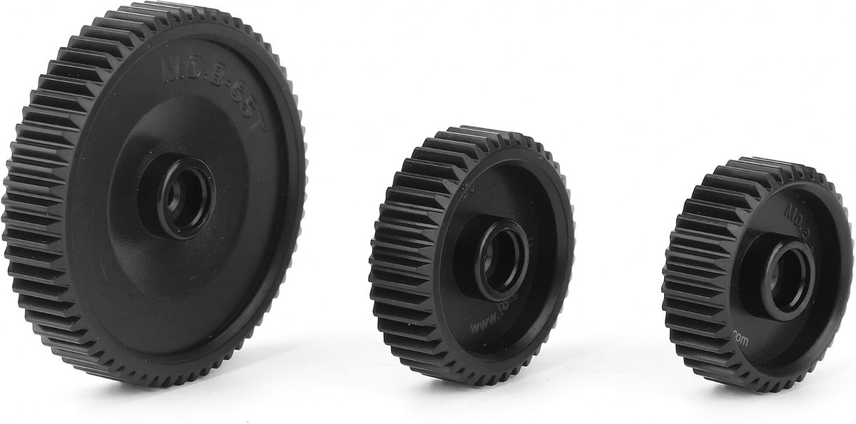 SnelShoppen - 3PCS Follow Focus Focus Gear Kit 65T 43T 38 0.8mm voor Fotografie, Videografie, Professioneel Gebruik, Geschikt voor Standaard Lenzen