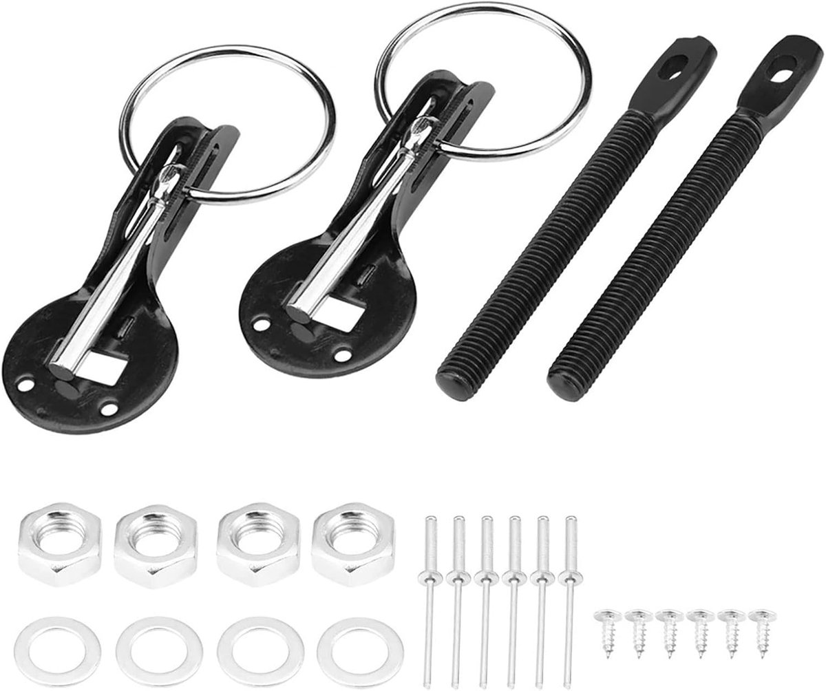 Hood Pin Lock Kit - Universele Bonnet Cover Lock - Veiligheidsmechanisme - Voor racen - ShopVlot