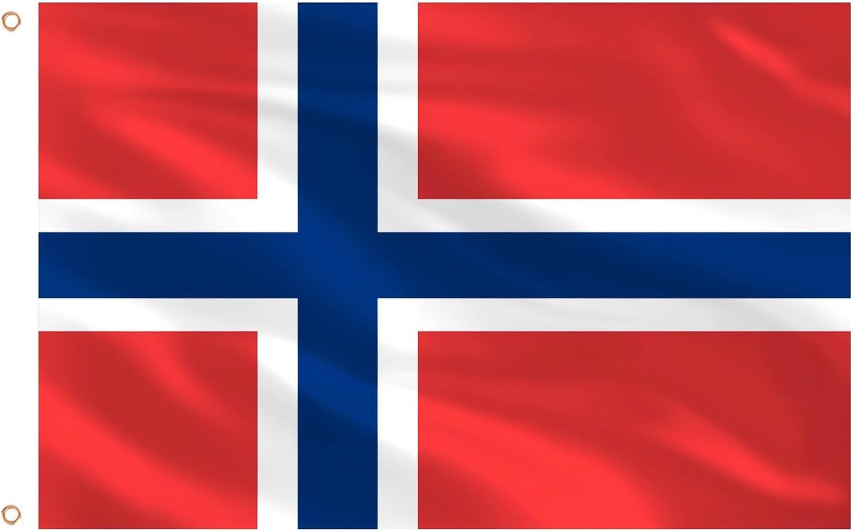 Nationale vlag 9x15 cm - Dubbelzijdig met messing oogjes - Perfect voor feestdecoratie - ShopVlot