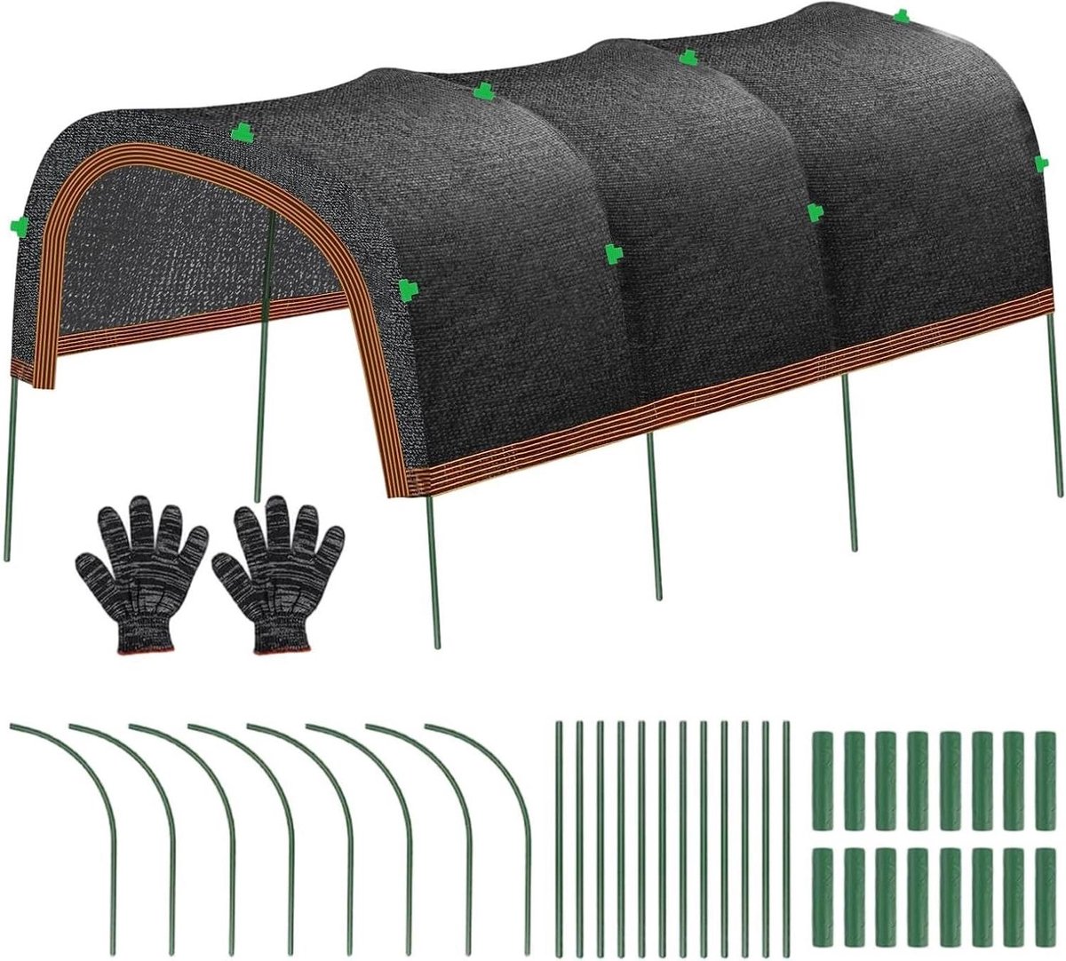Planten Scherm - Tuin zonnedak - Planten beschermen - 70% zonlicht reductie - 200x100 cm - Niet gespecificeerd