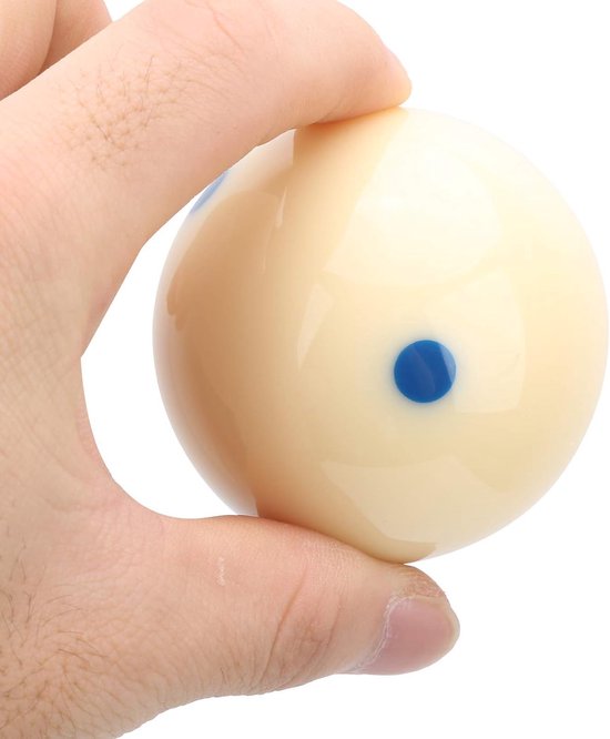 Dailygoods- Biljartbal Dot Spot - Hars - 57,2 mm - Training - Slagvast - Slijtvast - Milieuvriendelijk - Cue Ball van Dailygoods — afbeelding 2