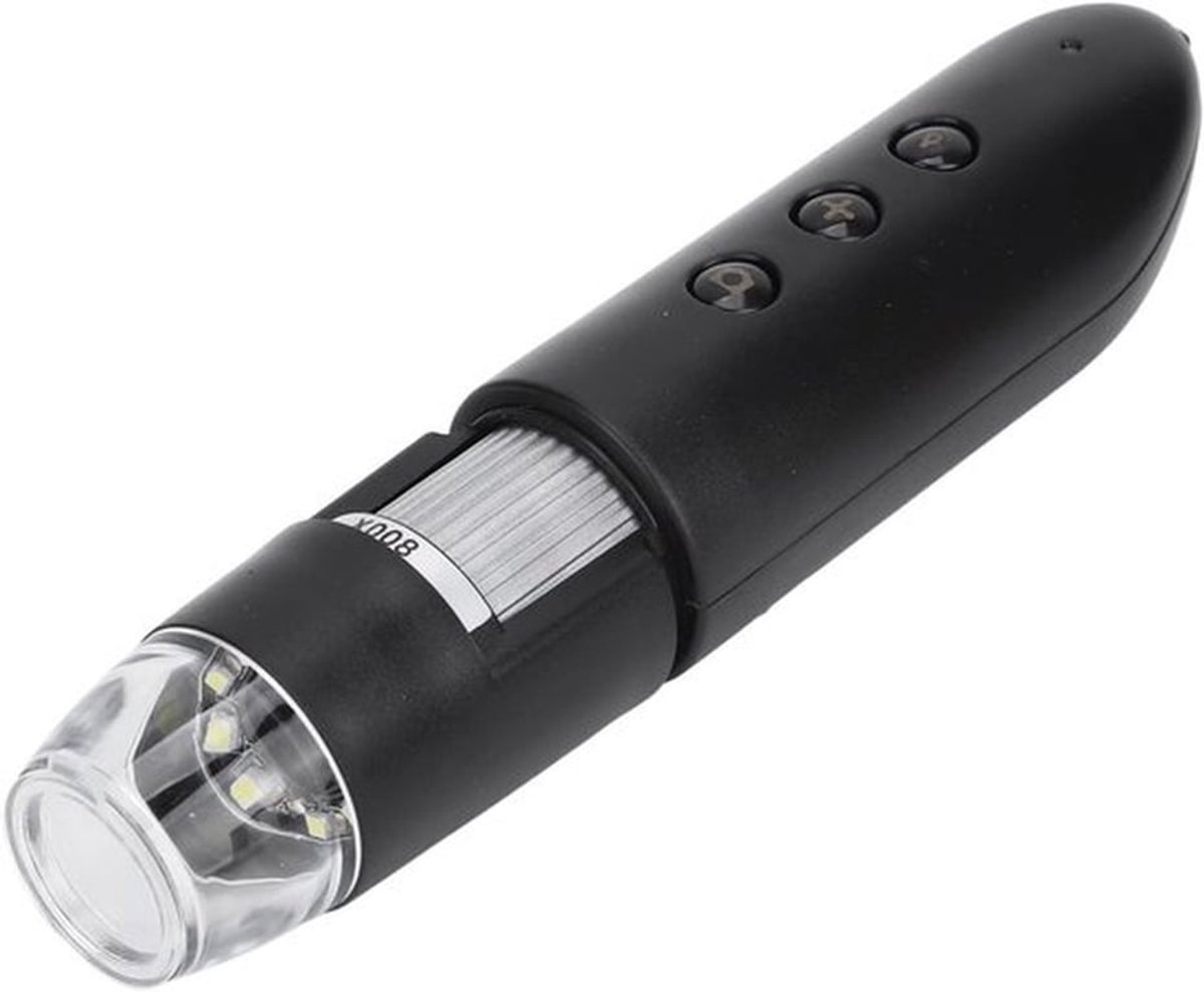 Haar- en hoofdhuidanalyse met 800X vergroting, draagbare 2MP camera voor haargroei en huiddiagnose, LED-verlichting en gebruiksvriendelijk ontwerp