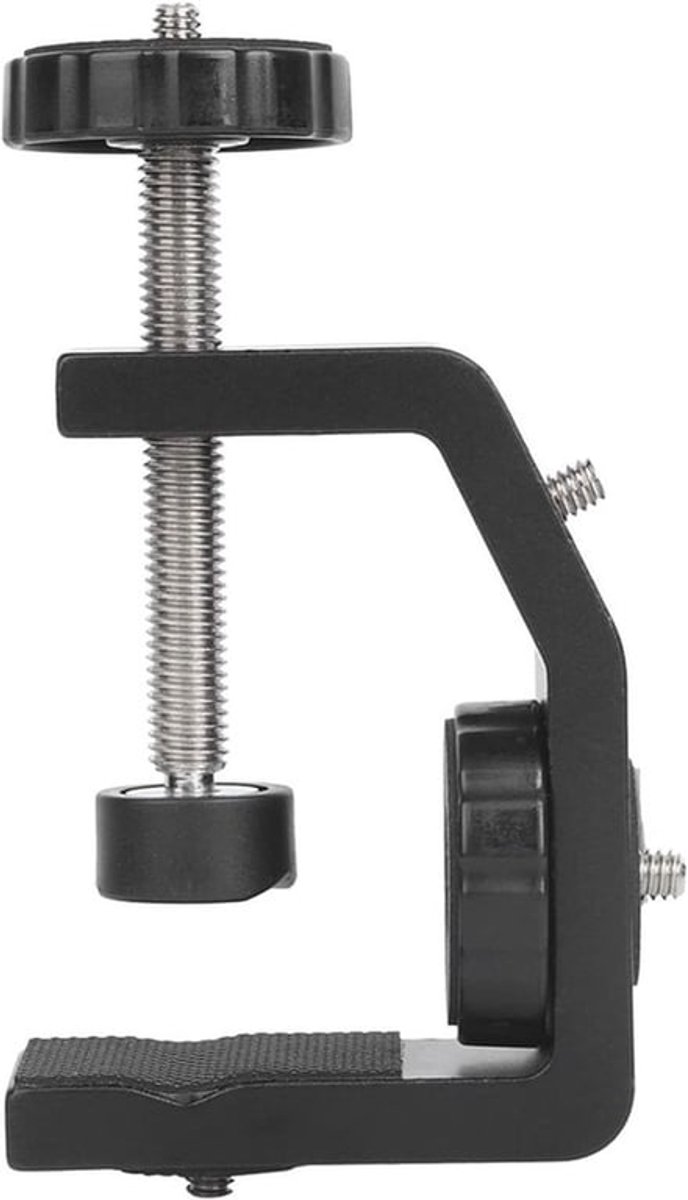Grote Aluminium C Klem voor Desk Mount, Geschikt voor Flitsers, Camera's en Statief Fotografie