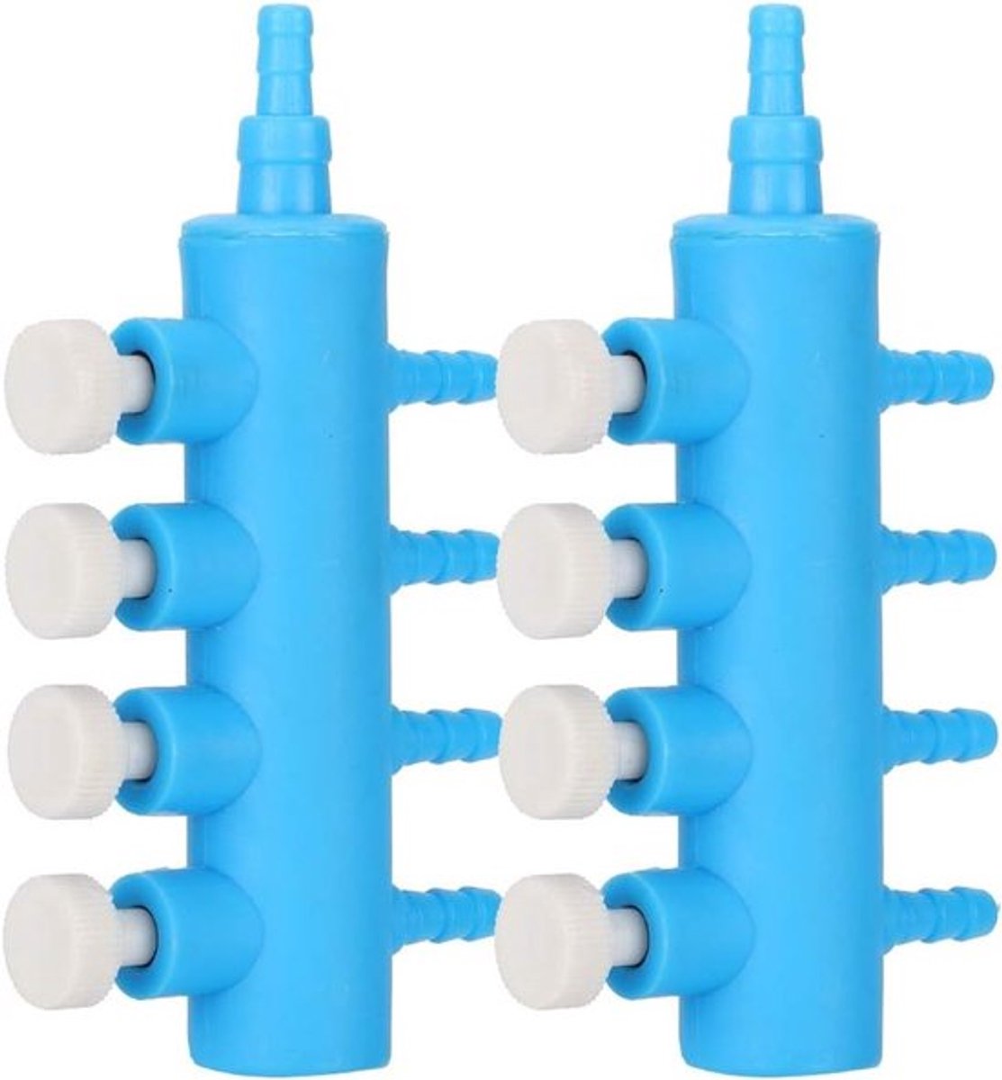 Oxygenpomp Adapter Connectors voor Aquarium, 2 Stuks Luchtverdeler voor Aquariumaccessoires en Luchtpijpen