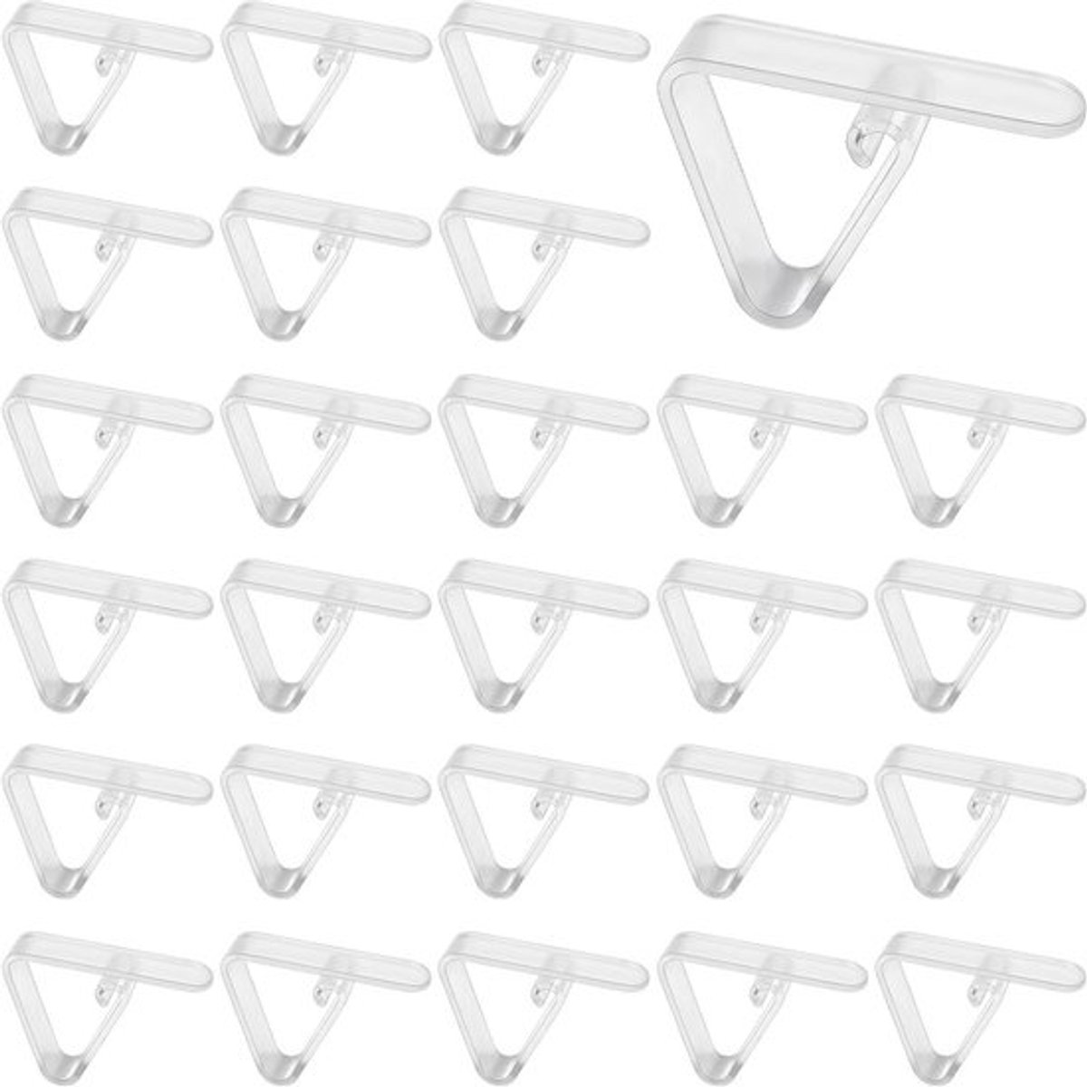 27-delige Tafelkleed Klemmen Set, Transparante Plastic Klemmen voor Tafel, Perfect voor Picknicks, Tuinfeesten en Binnengebruik
