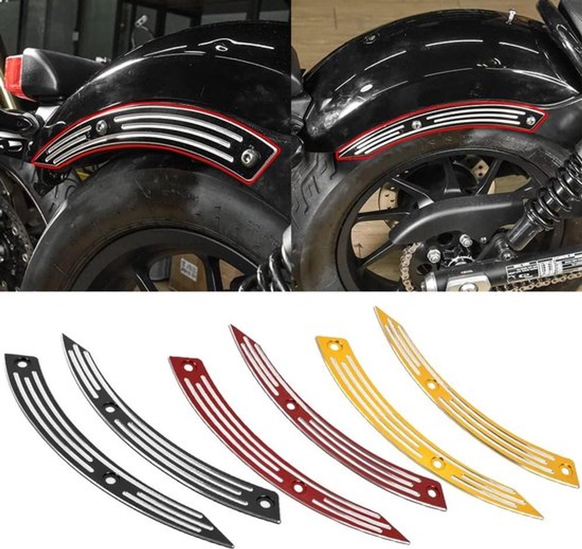 Achterspatbordsticker en Zijkant Beschermhoes voor Honda Rebel CMX 500 en CMX 300 - Duurzaam, Waterdicht en Stijlvol Ontwerp voor Motoraccessoires