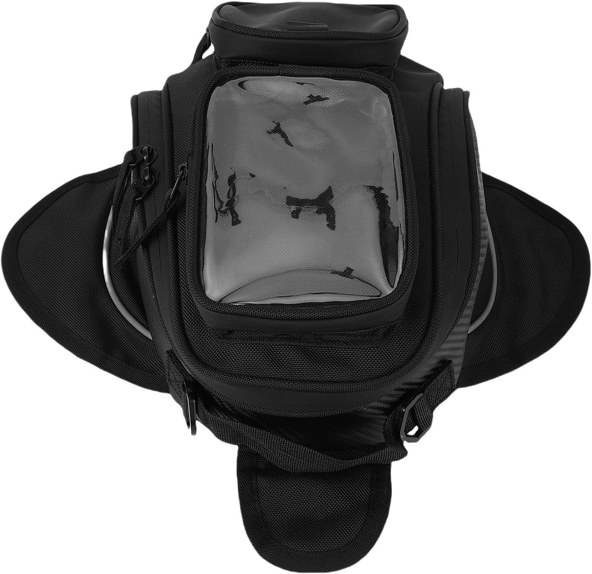 SnelShoppen - Universele Motorfiets Magnetische Waterdichte Oliebrandstoftanktas - Duurzaam 1680d Oxford - Sterke Magneten - Ideaal voor Reizen en Avo