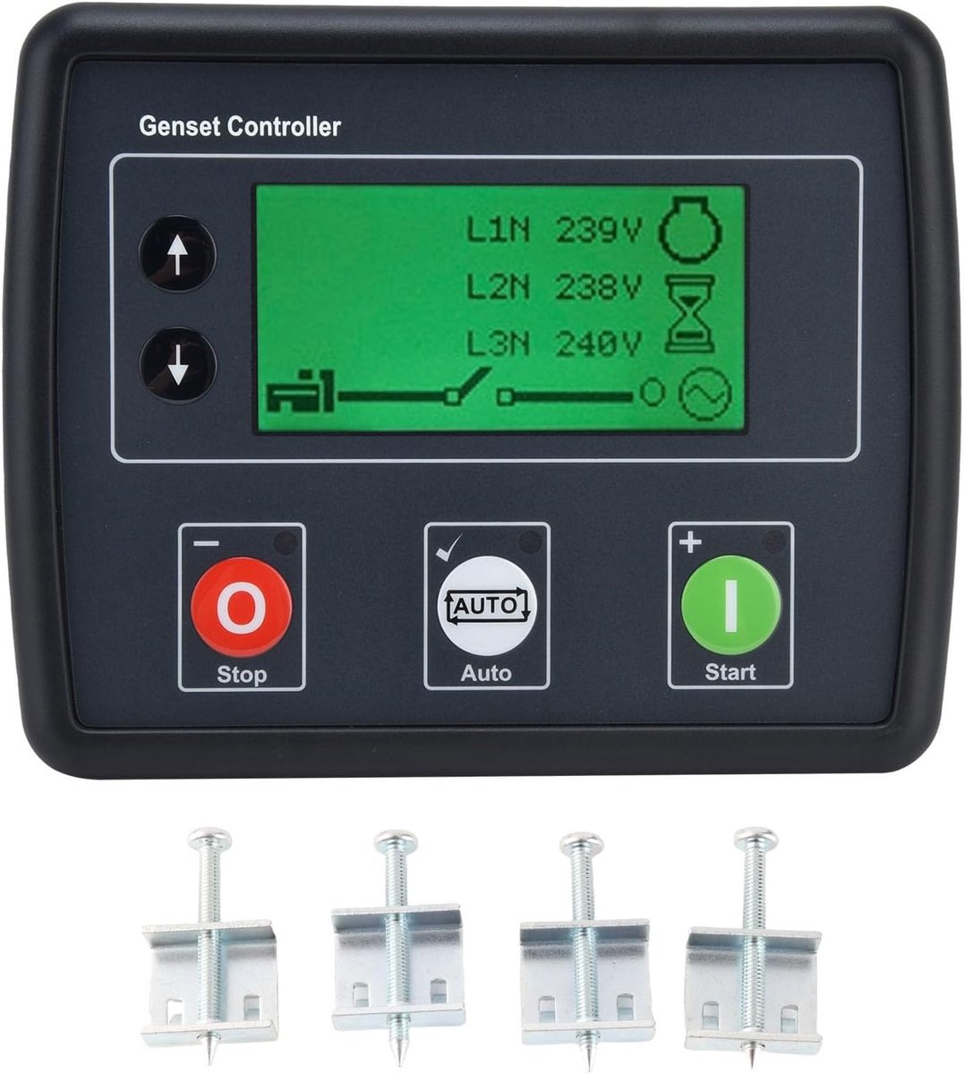 SnelShoppen - DSE4510 Generator Set met Zelfstartende Controlemodule, LCD Display, Meerdere Ingangen en Uitgangen, IP65-gecertificeerd, Alarmweergave,