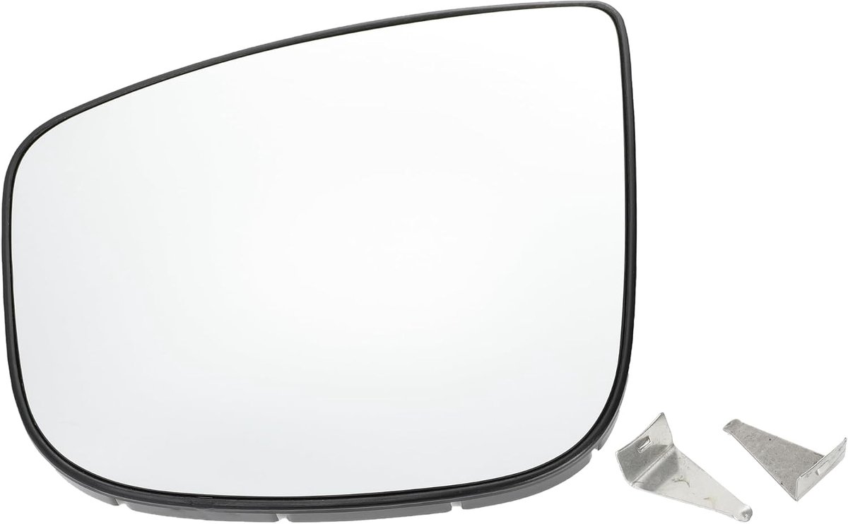 SnelShoppen - Vervangende Linker Zijspiegel Glas voor Citroen Berlingo 2018-2023 - Convex Geïsoleerd Verwarmd Wit Spiegelglas met Steunplaat - 7,48 in