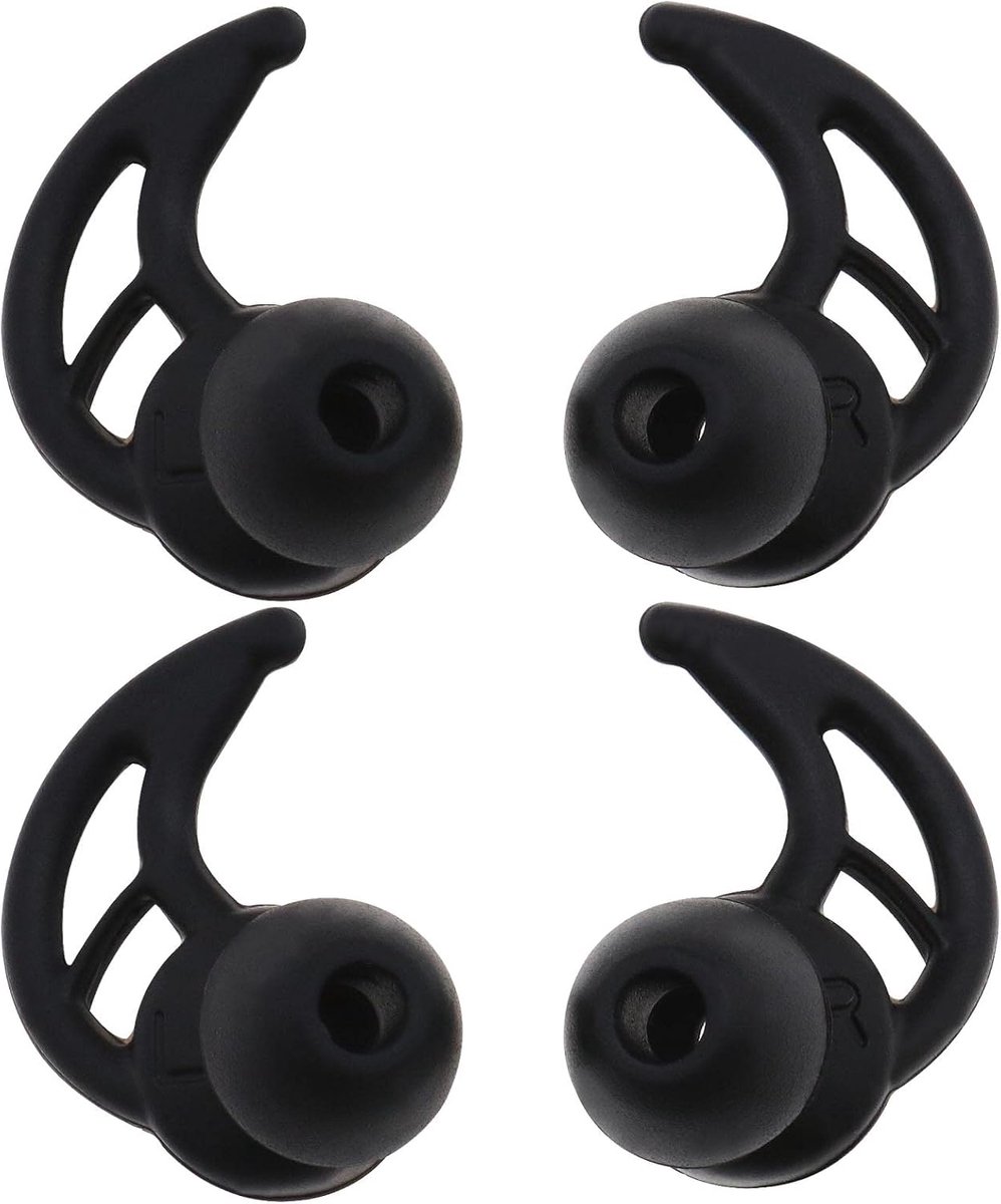 SnelShoppen - 2 Paar Oordopjes Covers Vervangingssiliconen Zachte Oorklemmen Oorhaken In-ear Oordoppen Tips met Vleugels Antislip Geschikt voor Sony W