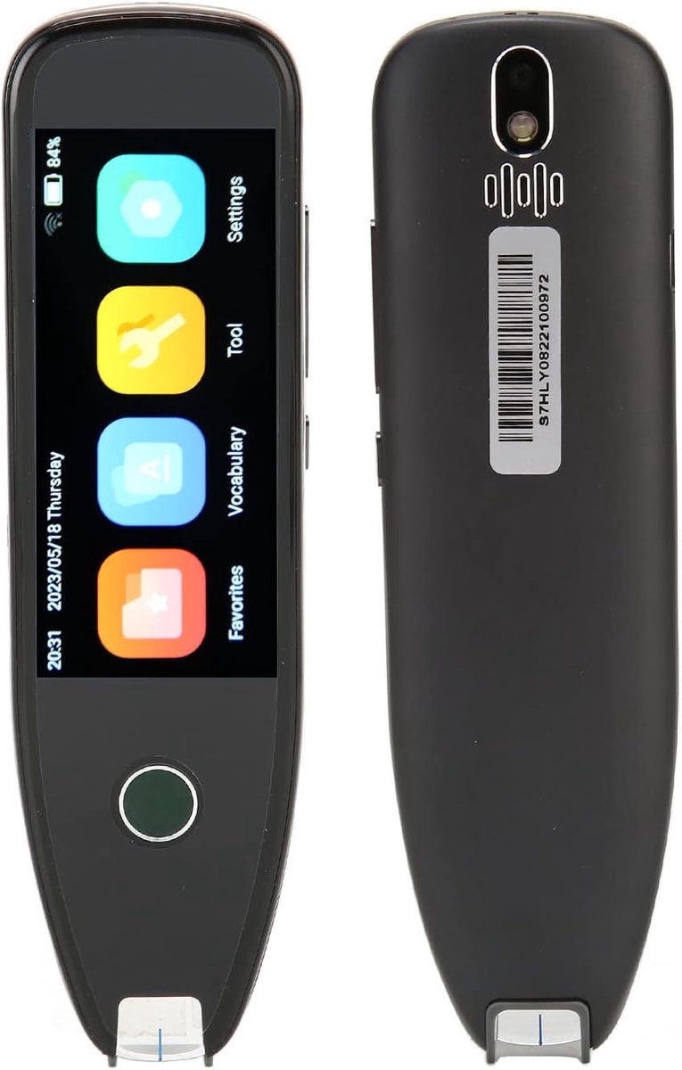 Vertaalpen Scanner - Vertaler Pen - Leren en Zakelijk - 134 Talen Offline - 3.5 Inch Touchscreen