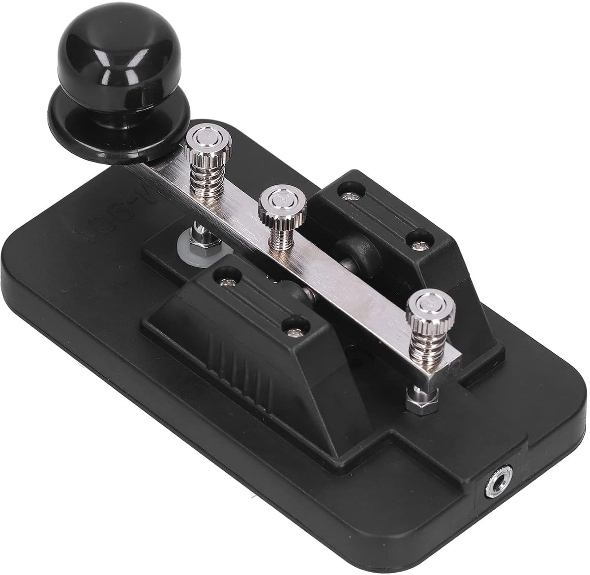 SnelShoppen - Morse Code Sleutel, Handmatige CW Oefentool Trainer Morse Code Trainer Telegraph Tapper Machine met Buzzer voor Beginners, Duurzaam ABS