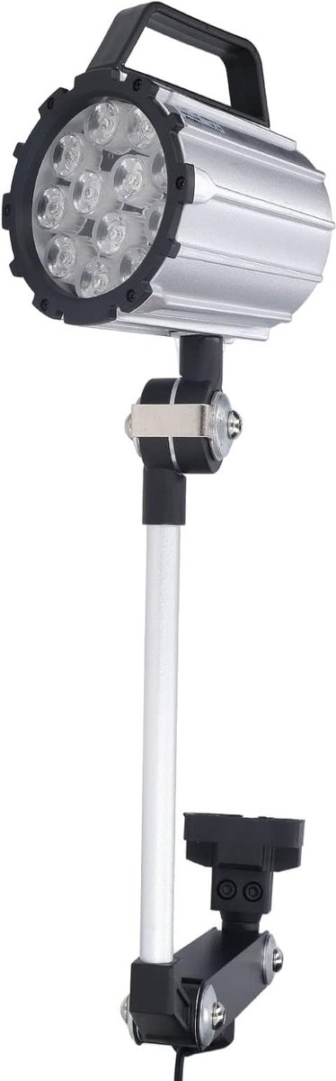 SnelShoppen - LED Machine Lamp 12W Waterdichte Werkverlichting met Verstelbare Hoek, Aluminium Legering Lange Arm Flexibele Draaibank Verlichting voor