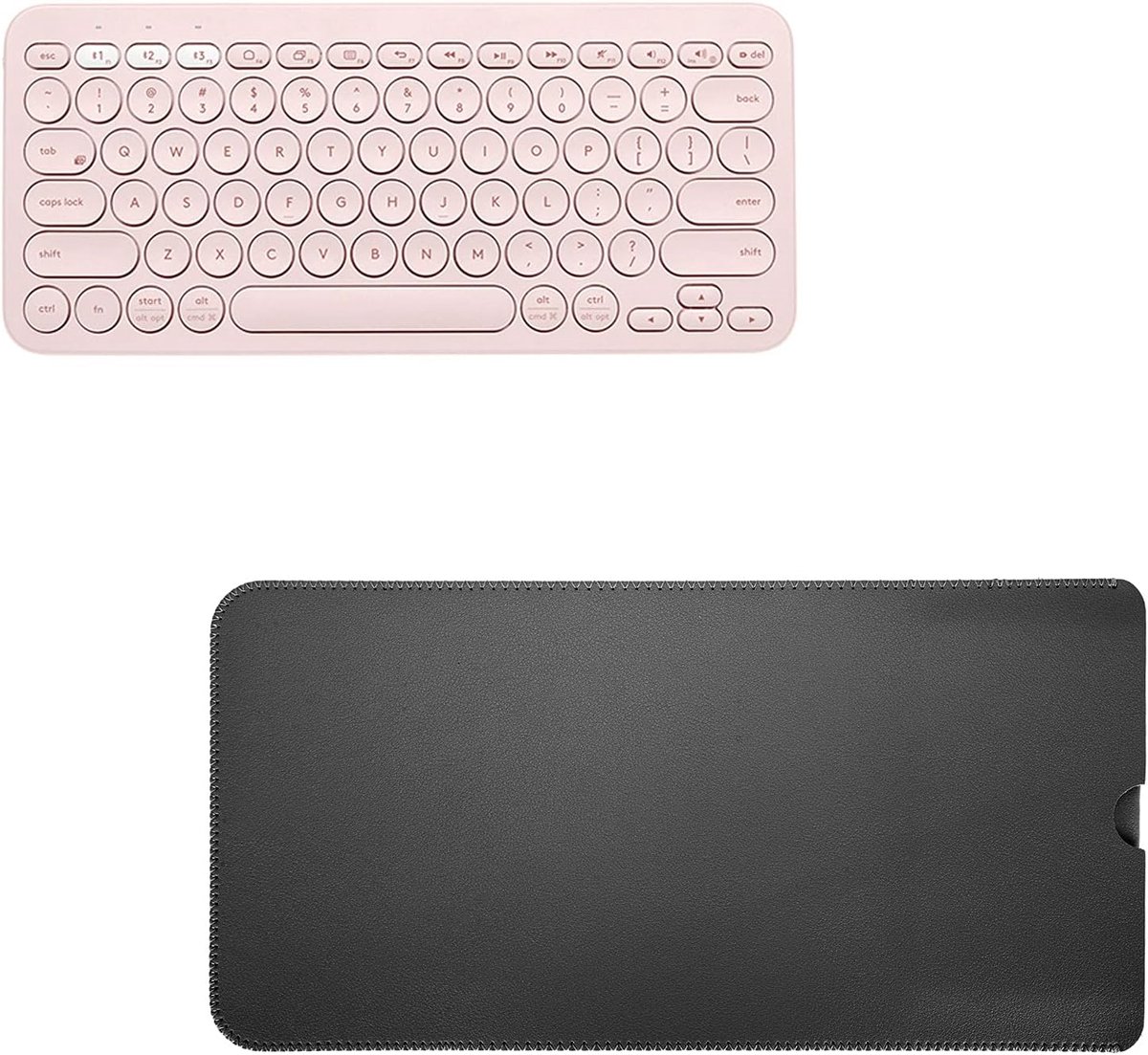 SnelShoppen - Keyboard Cover voor K380 Toetsenbord, Draagbare Beschermhoes voor Draadloos Mini Toetsenbord, Reis Case voor Zakelijk Werk en Studie (Zw