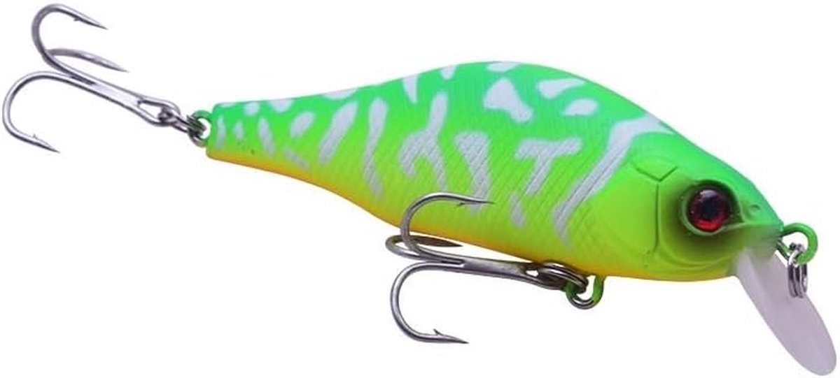 Vis Aas - Wobbler Kunstaas - Vissen - Drievoudige Haken - 8 cm 9 g - Assorti