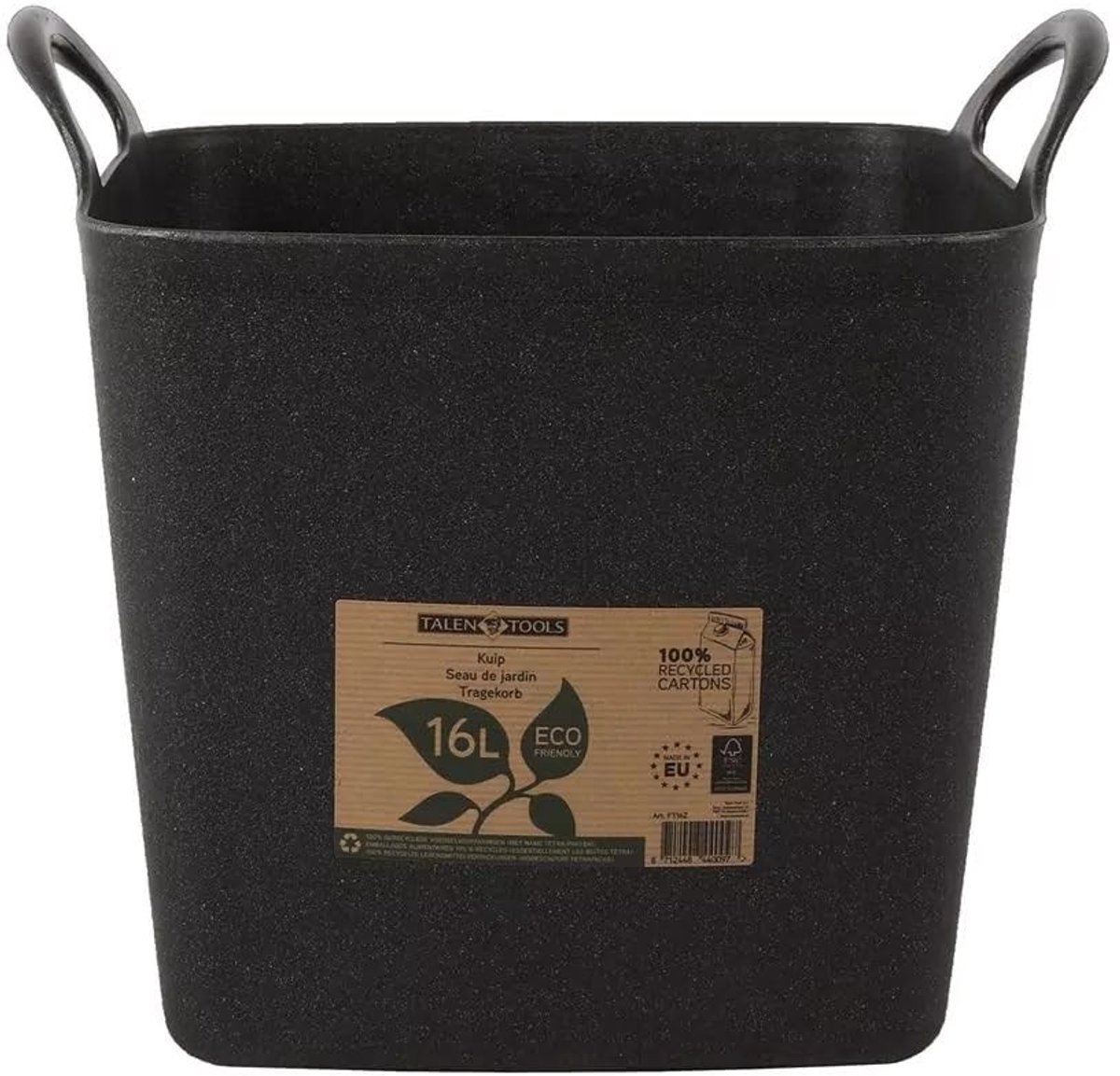 Solidchoice - Flexibele Kuip van 16 Liter van 100% Gerecycled Materiaal