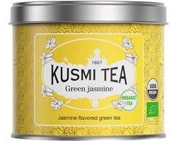 Biologische groene thee Kusmi Tea Green Jasmine, 90 g (in metalen blik)