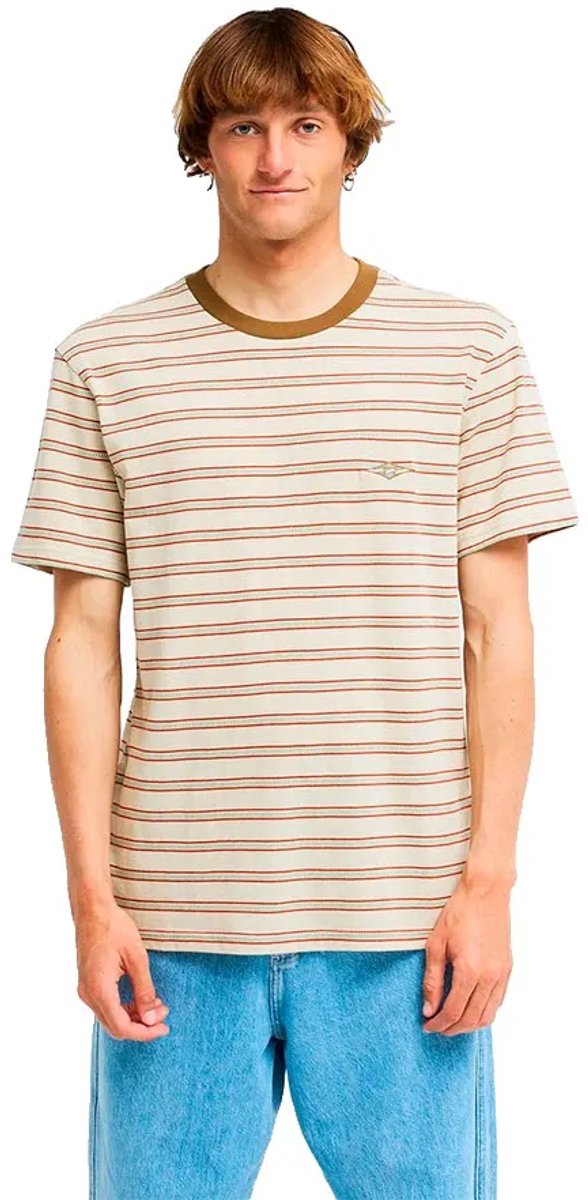 Billabong Baxter Crew T-shirt Met Korte Mouwen XL Man Oatmeal