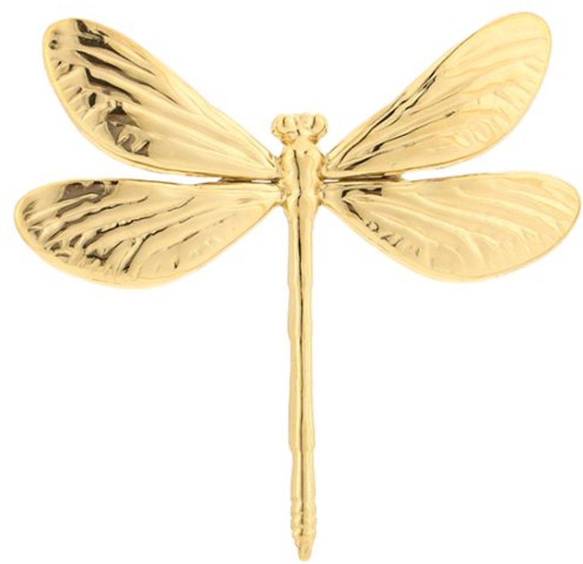Bijoutheek Broche Libelle Goudkleurig