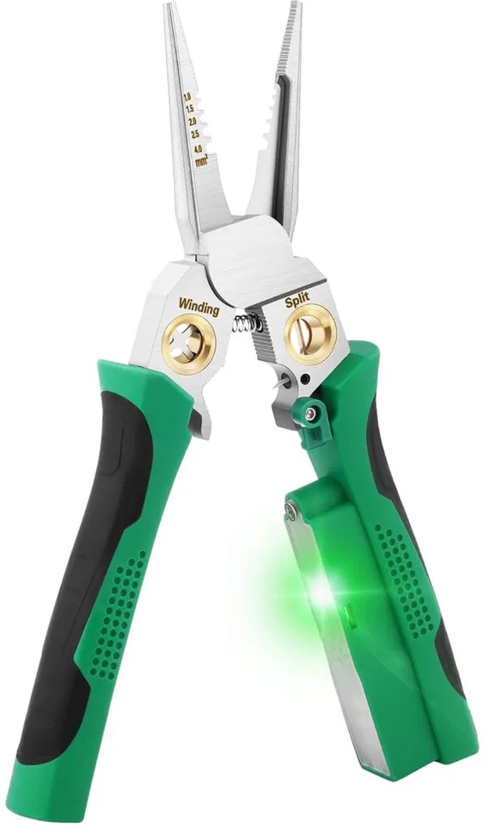 LISM-8-in-1 multifunctionele draadstripper met spanningsmeetfunctie, draadstripgereedschap