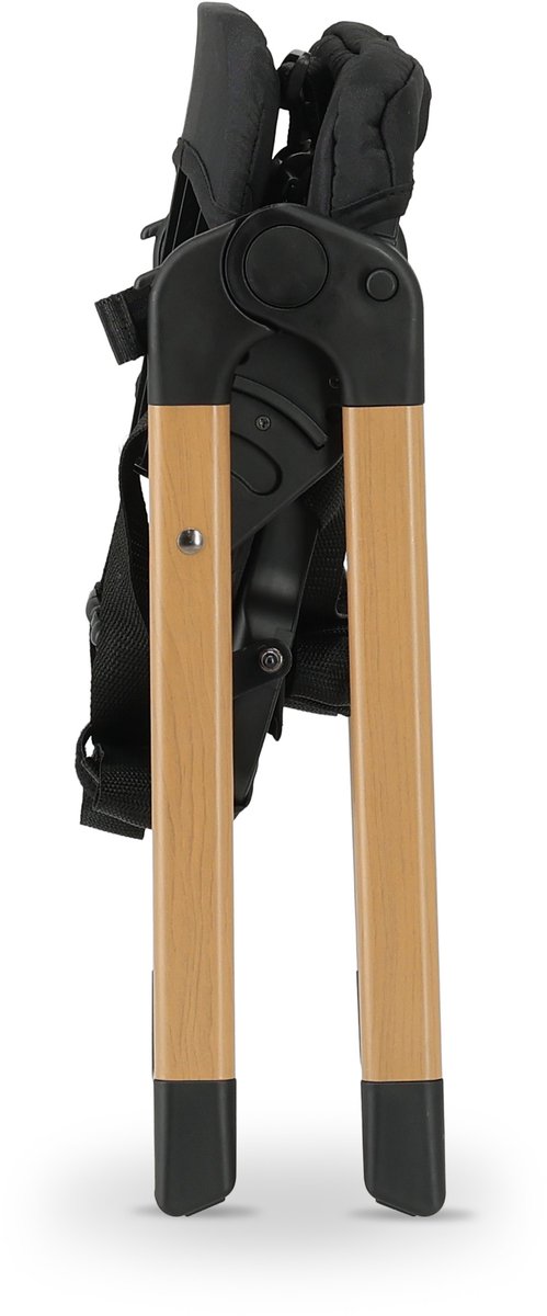Deryan Booster Stoelverhoger S - Zwart/Hout van Deryan — afbeelding 4