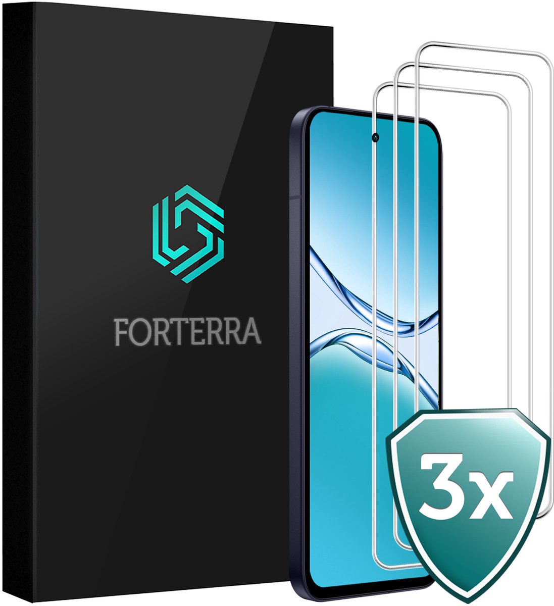 Screenprotector 3 Stuks - Geschikt voor OPPO A5 Pro - Extra Sterk - Beschermglas - Gehard Glas - Tempered Glass - Screen Protector
