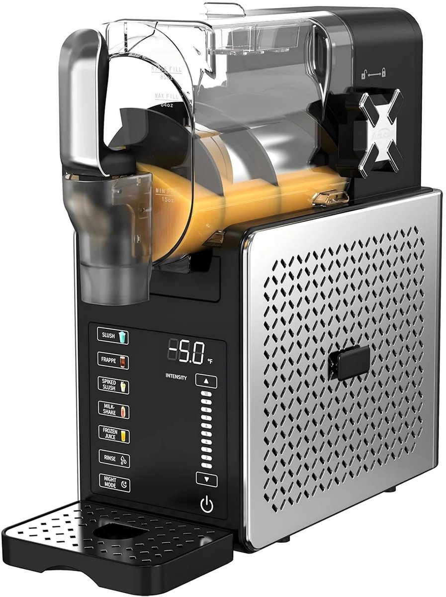 Velori Slushmachine 200W - Slushijsmachine - Slush Maker - IJsdrankmachine - Zelfreinigend - 1,9L Tank - 6 Programma's - 10 Consistentieniveaus - Voor Cocktails en Milkshakes