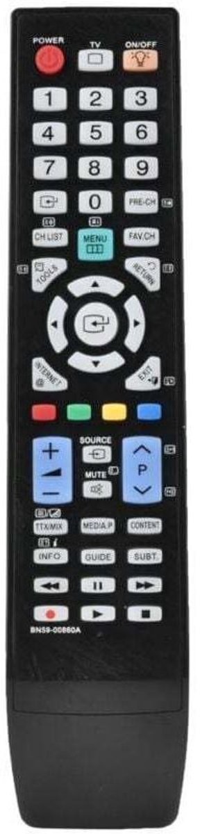Compatibel met geschikt voor Samsung tv-afstandsbedieningen, compatibel met geschikt voor Samsung tv's BN59-00937A/00936A/00860A