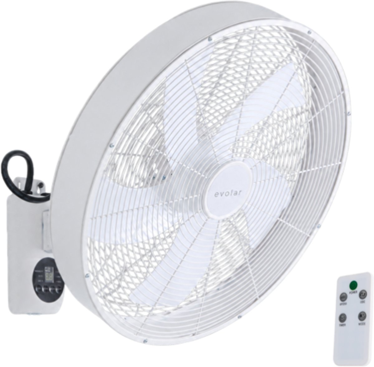 Wandventilator - Fantiluxe - - Wit