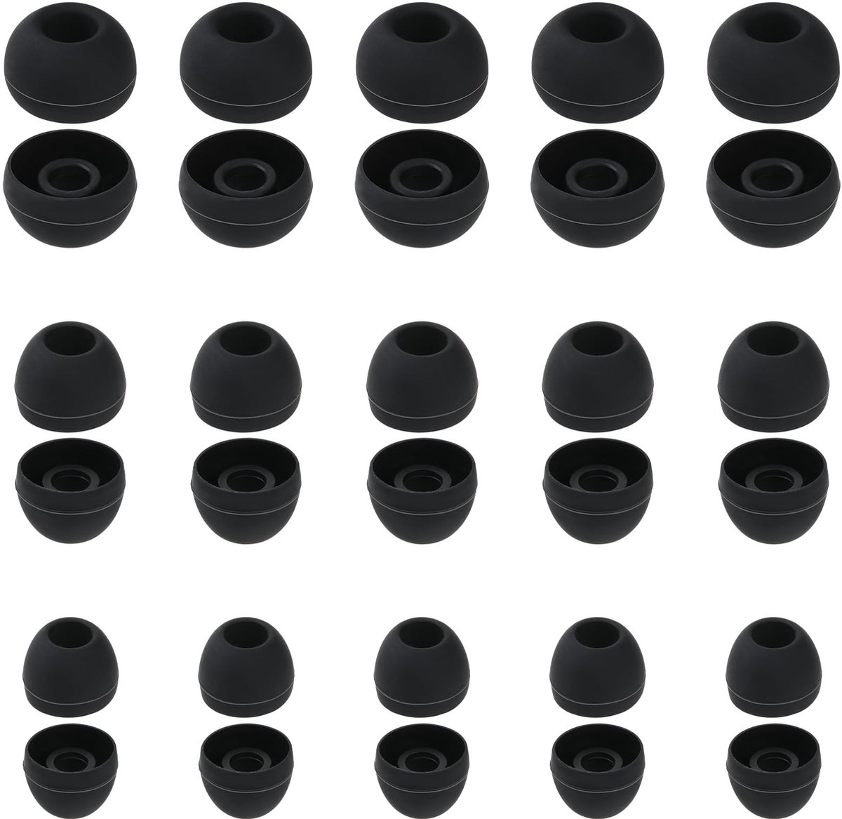 Solidchoice - 30 Stuks Silicone Oordopjes, Vervangende Hoofdtelefoon Pads
