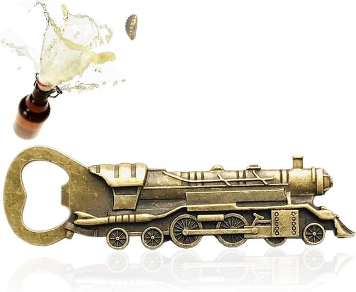 Unieke Flessenopener voor Treinliefhebbers, Persoonlijk Cadeau voor Vaderdag, Verjaardag en Feestdagen