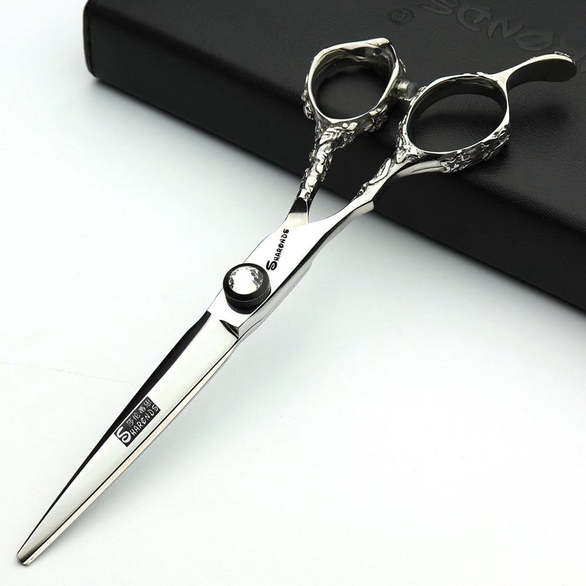 Hairdressing Scissors, Left Handed, 15 cm, Hairdressing Scissors, Hairdressing Set, Scissors (Cutting Scissors) - ShopVlot