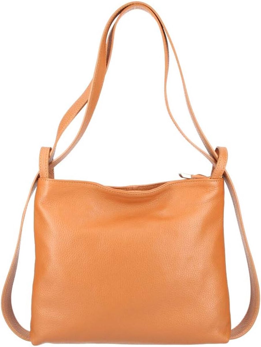 Genuine Leather Shoulder Bag in Handbag for Women 30 x 26 x 6 cm Made italy, Leather. - ShopVlot