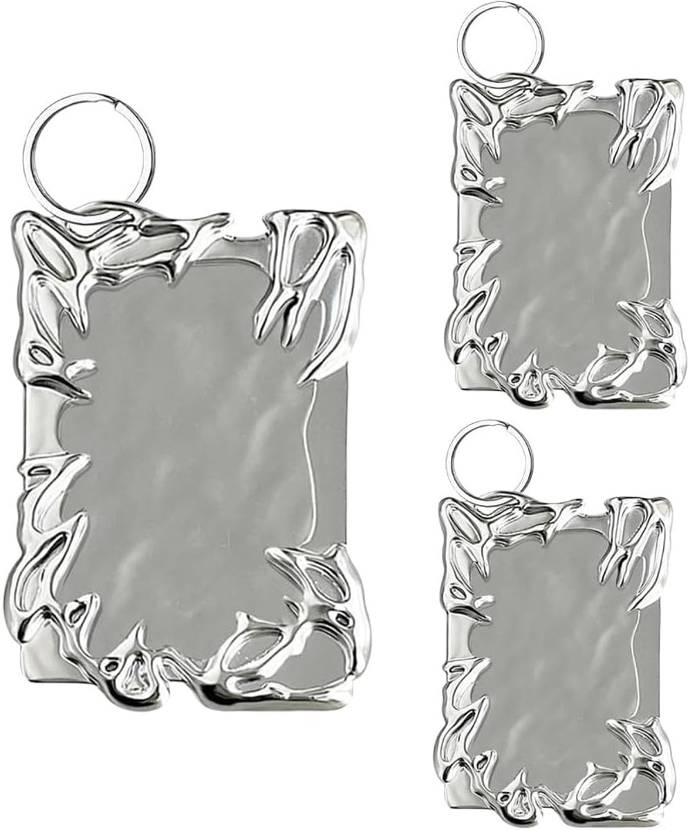 3 Stuks Kaarthouder Hanger Onregelmatige Vorm Badgehouder Pasjeshouder Decoratieve Sleutelhanger Accessoire Voor Tas - ShopVlot