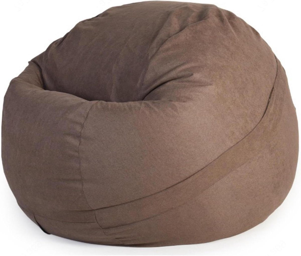 Zitzakhoes - Beanbag Cover Stoelhoes - Ontspannen Zitten - Zacht Katoen Linnen - 100x130cm - Bruin